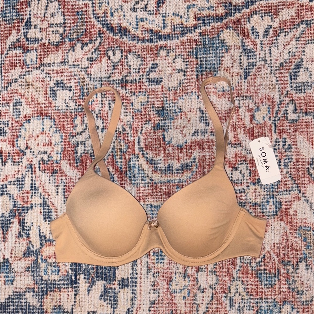 Soma Embraceable Perfect Coverage Bra in Warm Amber SZ 32B NWT - Picture 2 of 5